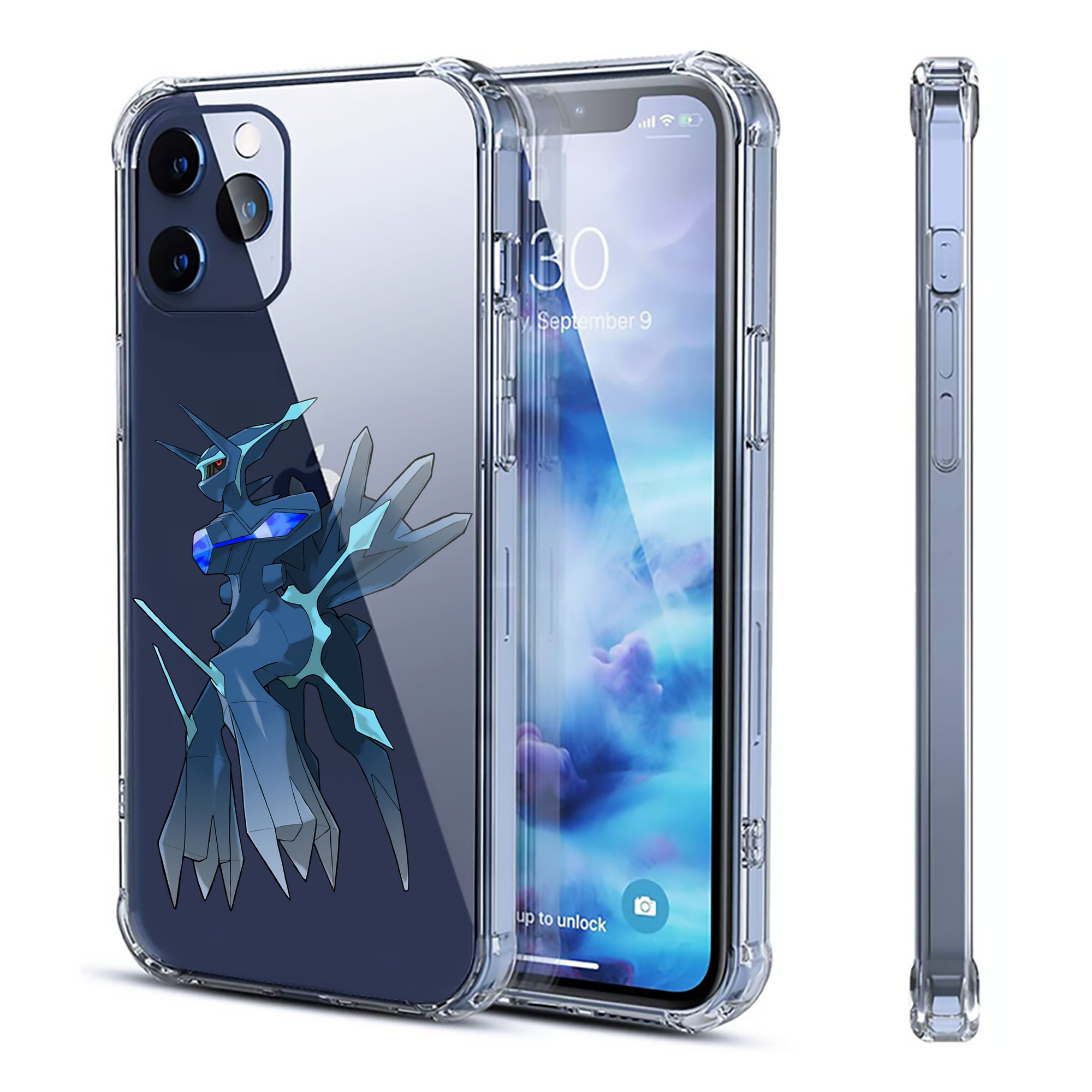 （画像用） ポケットモンスター Pokémon 【iPhone 12シリーズ対応】透明スマホケース（クリアソフトケース）